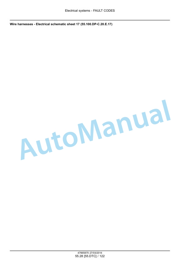 New Holland T6.120, T6.140, T6.150, T6.155, T6.160, T6.165, T6.175, T6.140 AutoCommand, T6.150 AutoCommand, T6.160 AutoCommand Tier 4A Tractor Service Manual 47720748-3