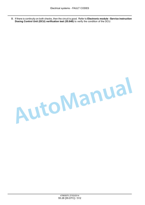 New Holland T6.120, T6.140, T6.150, T6.155, T6.160, T6.165, T6.175, T6.140 AutoCommand, T6.150 AutoCommand, T6.160 AutoCommand Tier 4A Tractor Service Manual 47720749-5