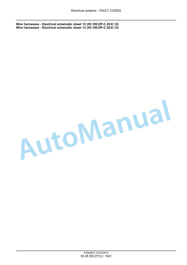 New Holland T6.120, T6.140, T6.150, T6.155, T6.160, T6.165, T6.175, T6.140 AutoCommand, T6.150 AutoCommand, T6.160 AutoCommand Tier 4A Tractor Service Manual 47720753-4