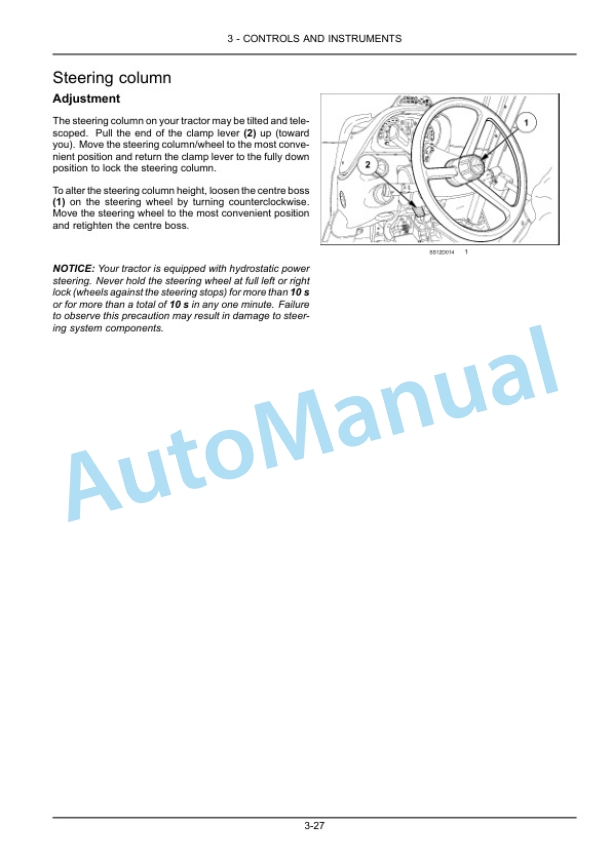 Alternative view of New Holland T6.120, T6.140, T6.150, T6.155, T6.160, T6.165, T6.175 Tractor Operation and Maintenance Manual 47897211