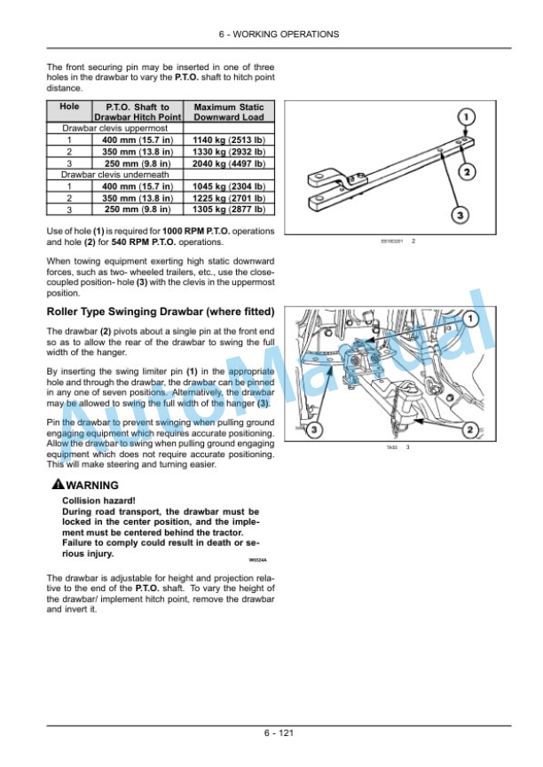 New Holland T6.120, T6.140, T6.150, T6.160, T6.155, T6.165, T6.175 Tractor Operation and Maintenance Manual 84484527-4