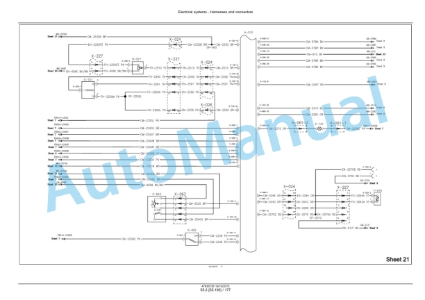 New Holland T6.125, T6.145, T6.155, T6.165, T6.175, T6.180 Auto Command Tier 4B Final Tractor Service Manual 47951295-5