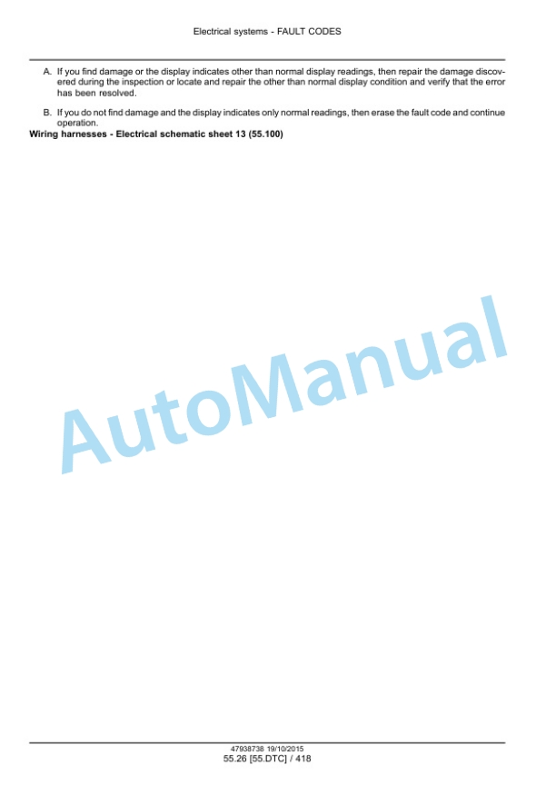 New Holland T6.125, T6.145, T6.155, T6.165, T6.175, T6.180 Auto Command Tier 4B Final Tractor Service Manual 47951302-2
