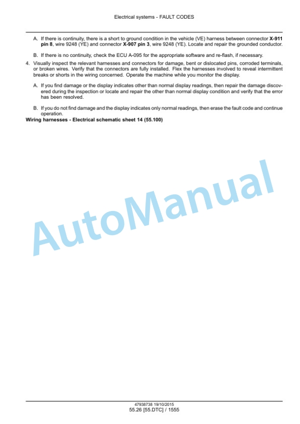 New Holland T6.125, T6.145, T6.155, T6.165, T6.175, T6.180 Auto Command Tier 4B Final Tractor Service Manual 47951305-4