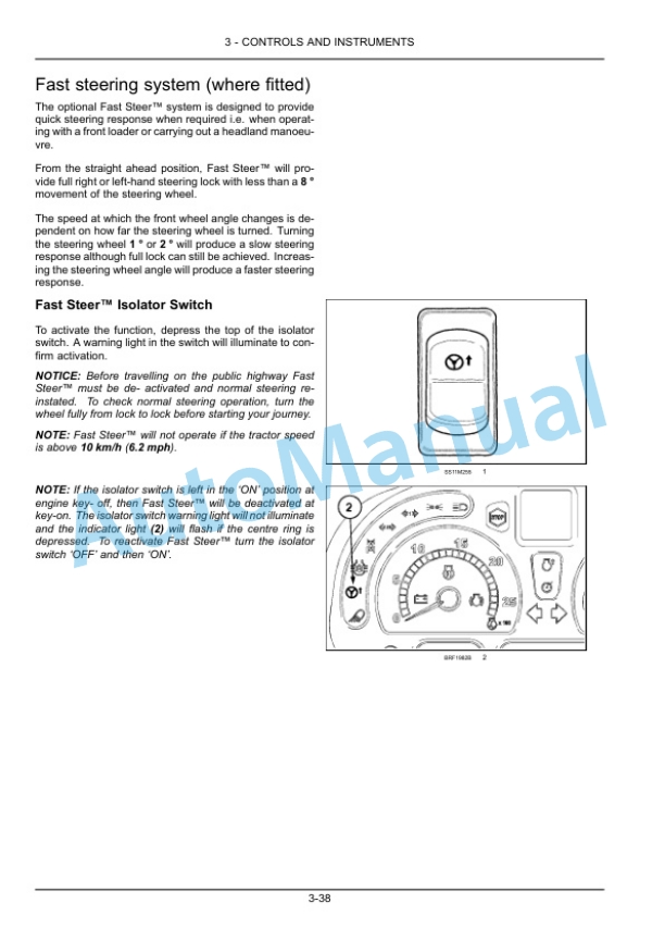 Alternative view of New Holland T6.125S, T6.145, T6.155, T6.165, T6.175, T6.180 Tier 4B Final Tractor Operation and Maintenance Manual 48039752