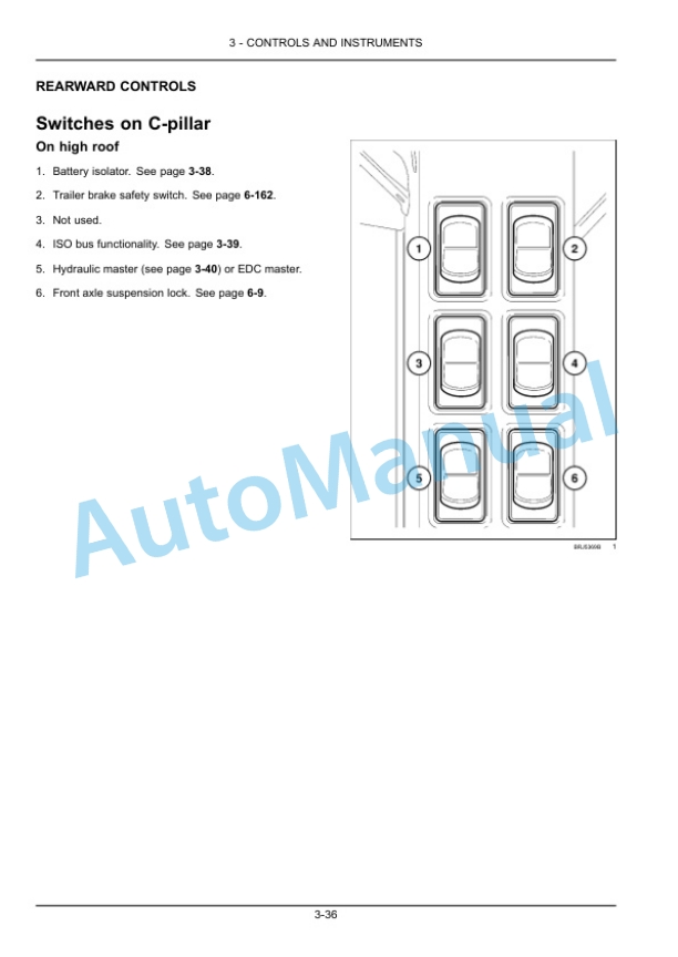 Alternative view of New Holland T6.125S, T6.145, T6.155,T6.165, T6.175, T6.160, T6.180 Standard Stage IV Tractor Operation and Maintenance Manual 51550412