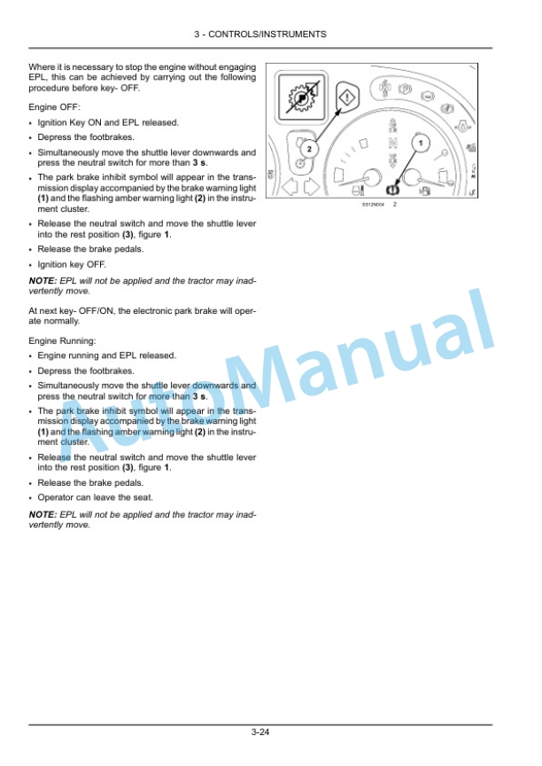 Alternative view of New Holland T6.140, T6.150, T6.160 Sidewinder II Auto Command Tractor Operation and Maintenance Manual 47568319