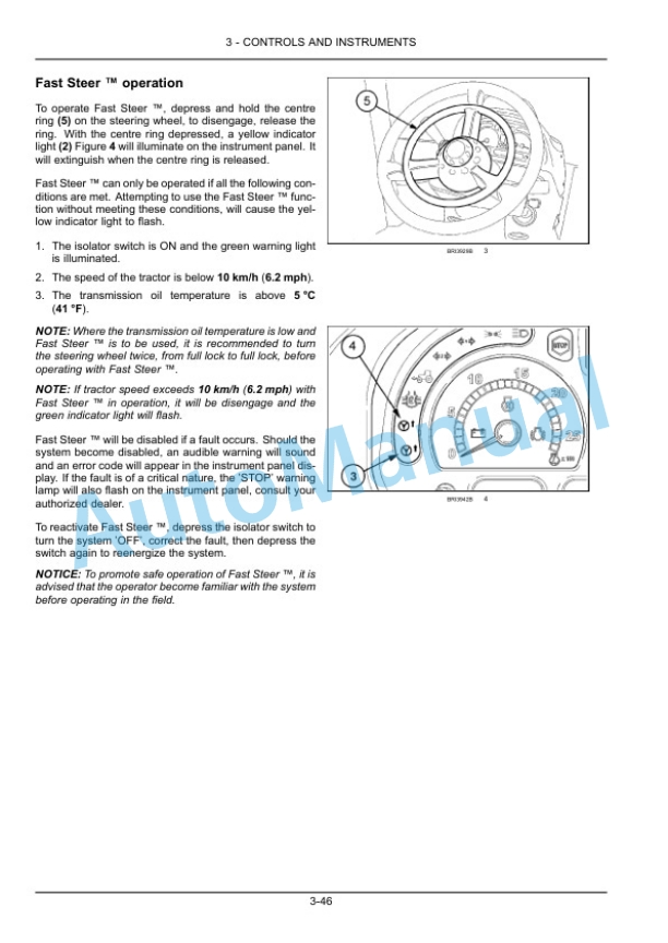 Alternative view of New Holland T6.145, T6.155, T6.165, T6.175 Auto Command Tier 4B Final Tractor Operation and Maintenance Manual 48057441