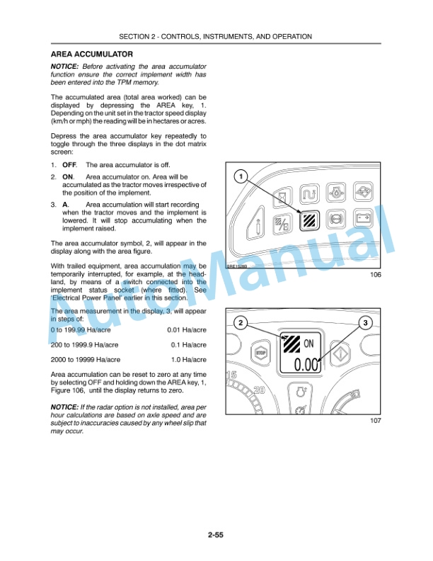 New Holland T7030, T7040, T7050, T7060, T7070 With Sidewinder II Armrest Tractor Operation and Maintenance Manual 87636357-2