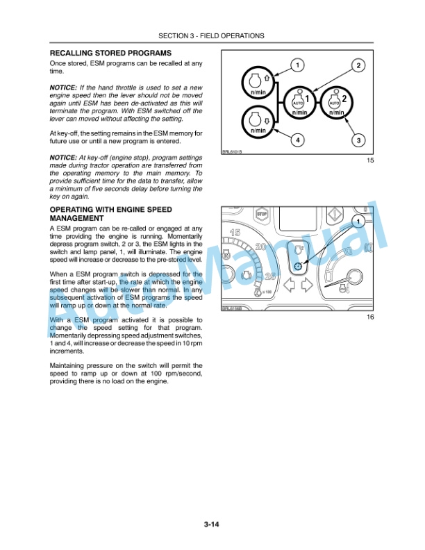 New Holland T7030, T7040, T7050, T7060, T7070 With Sidewinder II Armrest Tractor Operation and Maintenance Manual 87636357-3