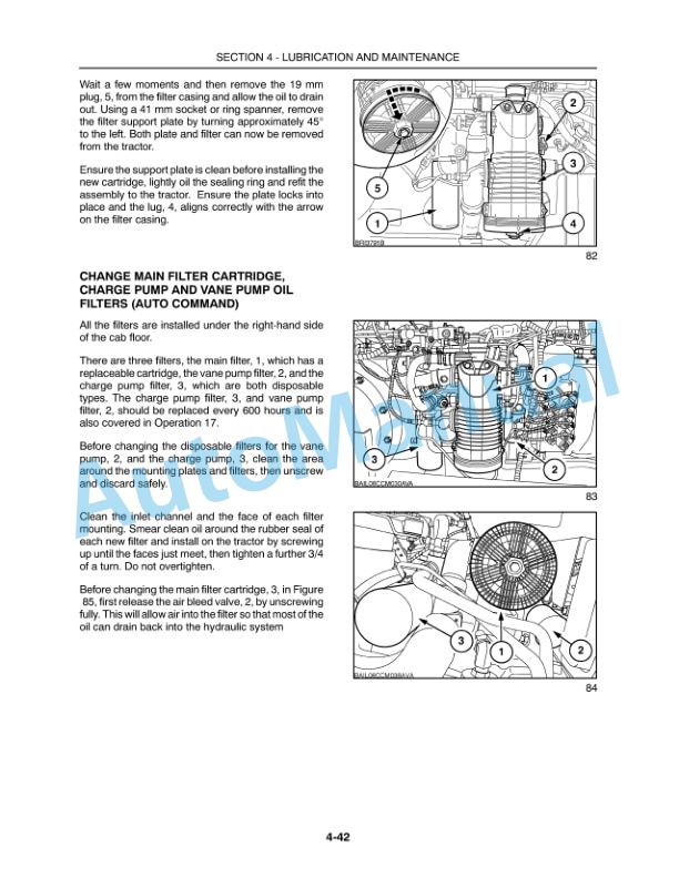 New Holland T7030, T7040, T7050, T7060, T7070 With Sidewinder II Armrest Tractor Operation and Maintenance Manual 87636357-5