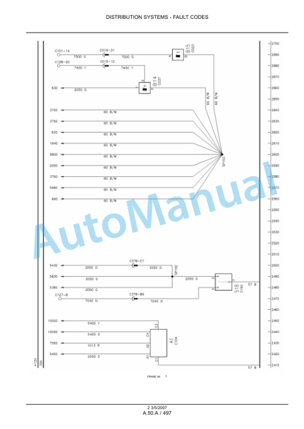 New Holland T7030, T7040, T7050, T7060 Tractor Repair Manual 87663219-4
