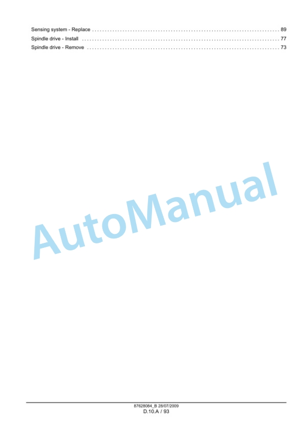 New Holland T7030, T7040, T7050, T7060 Tractor Service Manual 87628084B-5