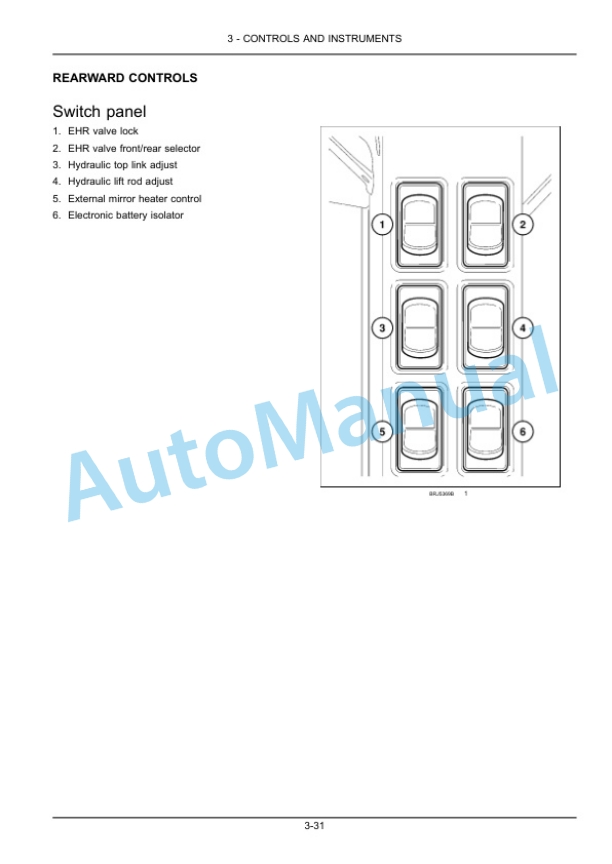Alternative view of New Holland T7030, T7040, T7050, T7060 Transmission Power Command Tractor Operation and Maintenance Manual 47789309