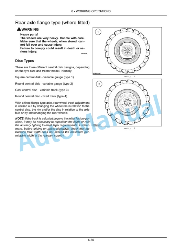 New Holland T7.140, T7.150, T7.165, T7.175, T7.180, T7.190, T7.195, T7.205 Tractor Operation and Maintenance Manual 47389976-4