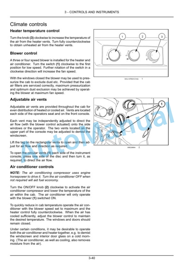 Alternative view of New Holland T7.165S, T7.175, T7.190, T7.210 Tier 4B Final Tractor Operation and Maintenance Manual 47948912