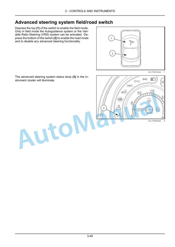 Alternative view of New Holland T7.165S, T7.175, T7.190, T7.210 Tier 4B Final Tractor Operation and Maintenance Manual 47980673
