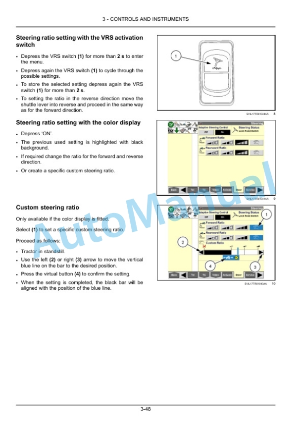 Alternative view of New Holland T7.165S, T7.175, T7.190, T7.210 Tier 4B Final Tractor Operation and Maintenance Manual 47980677