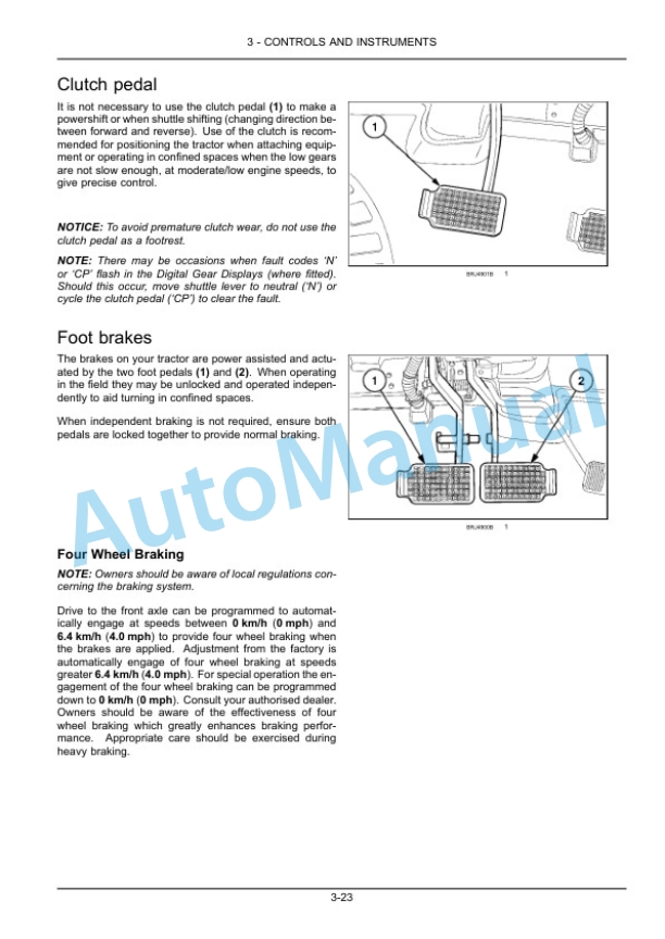 Alternative view of New Holland T7.170, T7.185, T7.200, T7.210 Range Command, Power Command Tractor Operation and Maintenance Manual 47893032