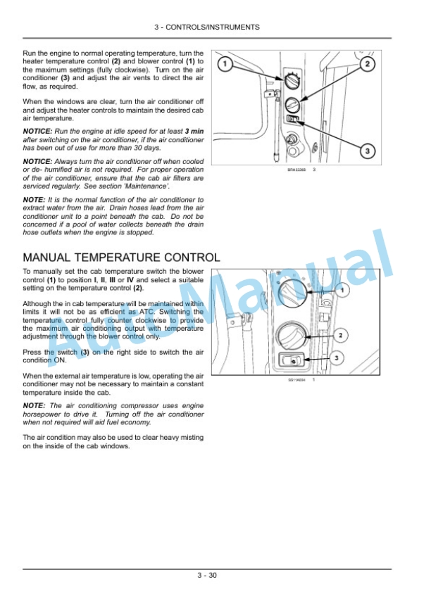 Alternative view of New Holland T7.170, T7.185, T7.200, T7.210 Range Command, Power Command Tractor Operation and Maintenance Manual 84411760