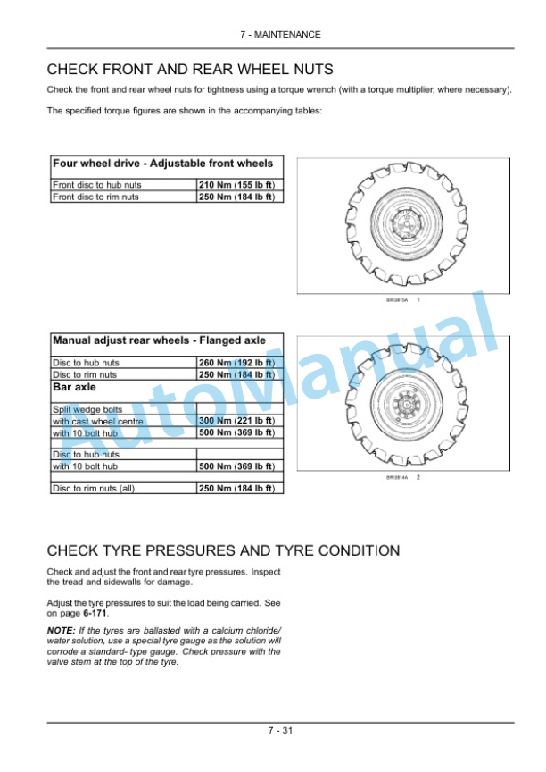 New Holland T7.170, T7.185, T7.200, T7.210 Sidewinder II Auto Command Tractor Operation and Maintenance Manual 84345261-5