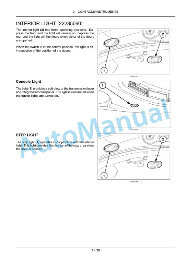 Alternative view of New Holland T7.170, T7.185, T7.200, T7.210 Sidewinder II Auto Command Tractor Operation and Maintenance Manual 84479552