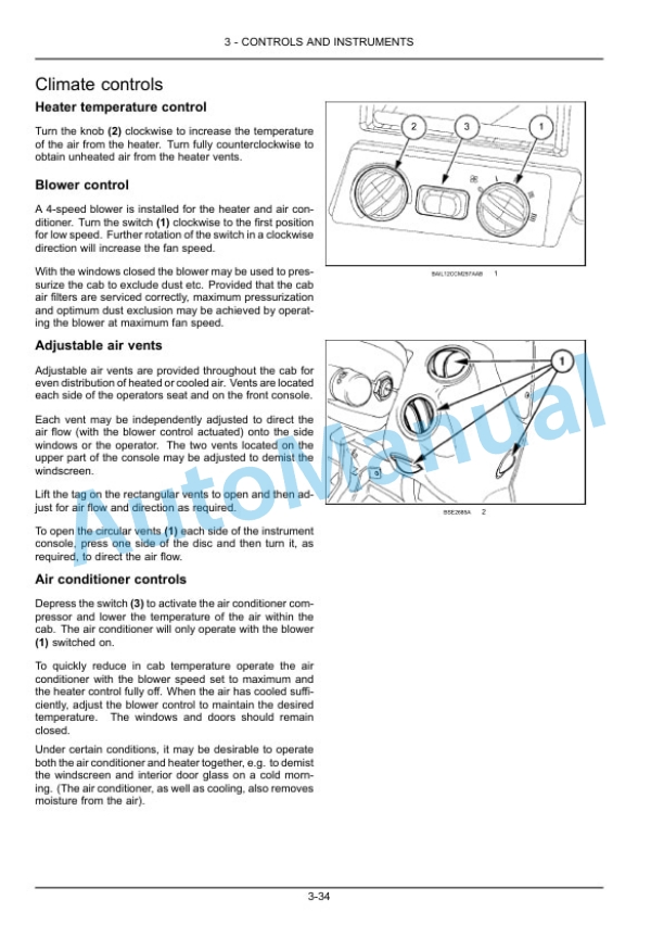 Alternative view of New Holland T7.170, T7.185, T7.200, T7.210 Sidewinder II Range Command, Power Command Tractor Operation and Maintenance Manual 47893002