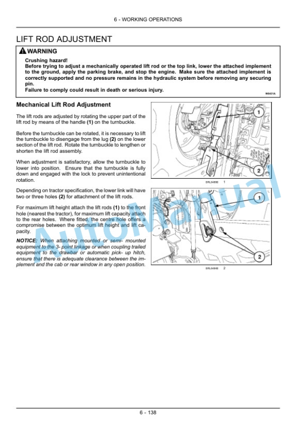 New Holland T7.170, T7.185, T7.200, T7.210 Sidewinder II Range Command, Power Command Tractor Operation and Maintenance Manual 84350757-4