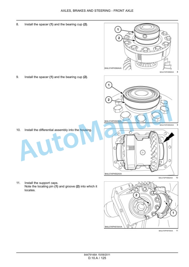 New Holland T7.170, T7.185, T7.200, T7.210 Tractor Service Manual 84479148A-5