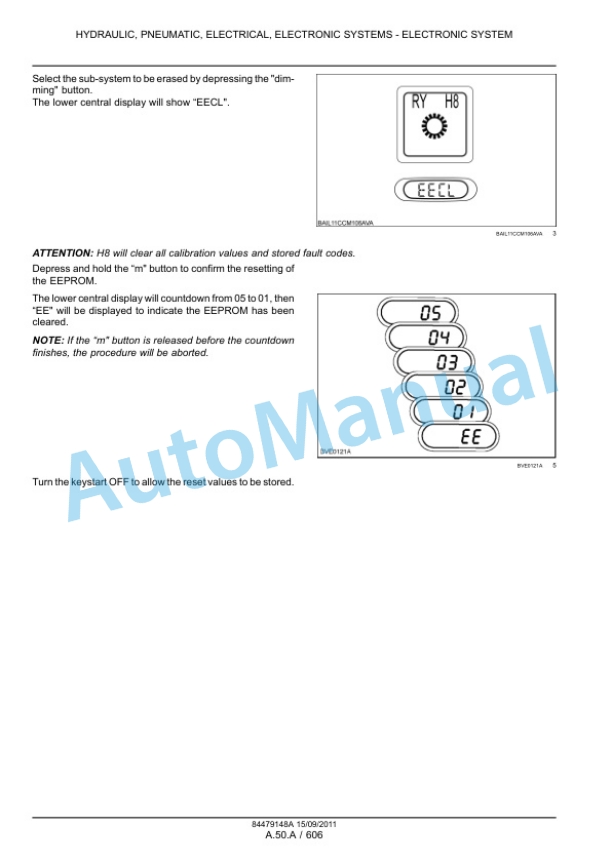 New Holland T7.170, T7.185, T7.200, T7.210 Tractor Service Manual 84561161-4