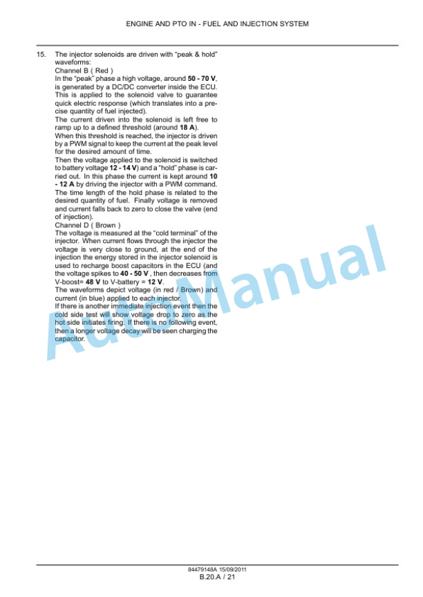 New Holland T7.170, T7.185, T7.200, T7.210 Tractor Service Manual 84561162-3