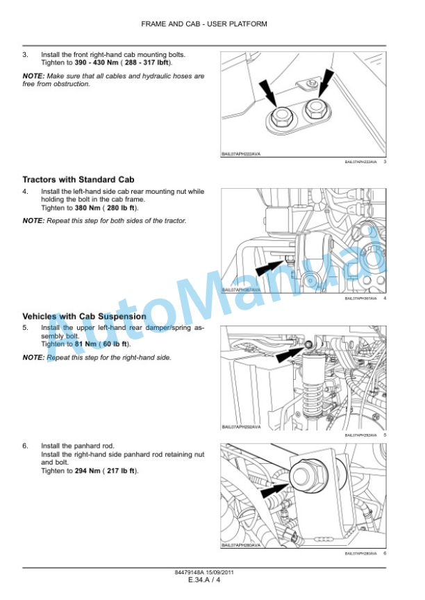 Alternative view of New Holland T7.170, T7.185, T7.200, T7.210 Tractor Service Manual 84561166