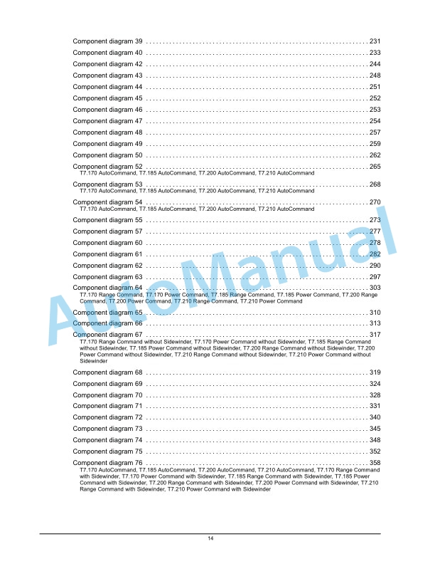 New Holland T7.170, T7.185, T7.200, T7.210 Tractor Service Manual 84561167-2
