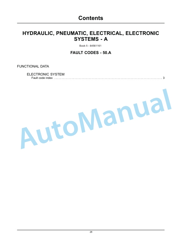New Holland T7.170, T7.185, T7.200, T7.210 Tractor Service Manual 84561167-3