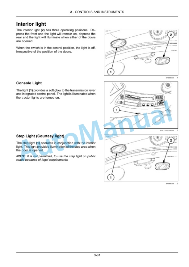 Alternative view of New Holland T7.175, T7.190, T7.210 Sidewinder II Tier 4B Final Tractor Operation and Maintenance Manual 51544572