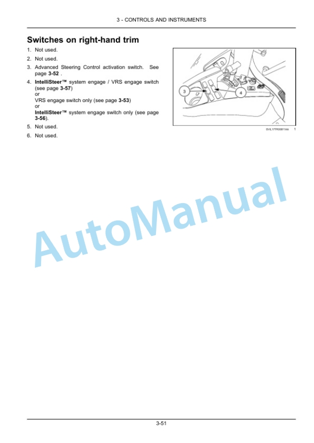 Alternative view of New Holland T7.175, T7.190, T7.210, T7.225 Auto Command Stage IV Tractor Operation and Maintenance Manual 51544491
