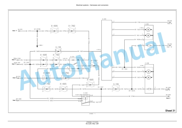 New Holland T7.175, T7.190, T7.210, T7.225 Auto Command Tier 4B Final Tractor Service Manual 47969479-2