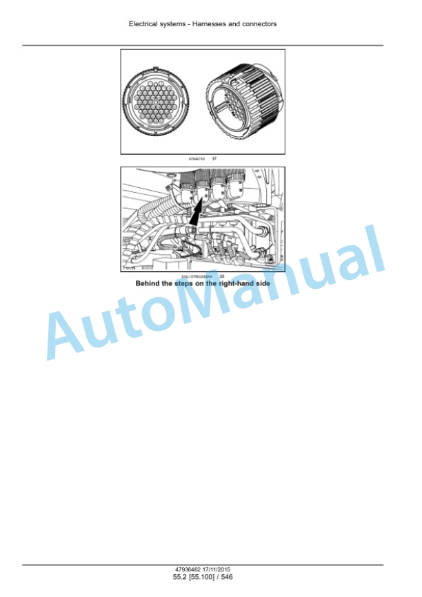 New Holland T7.175, T7.190, T7.210, T7.225 Auto Command Tier 4B Final Tractor Service Manual 47969480-2