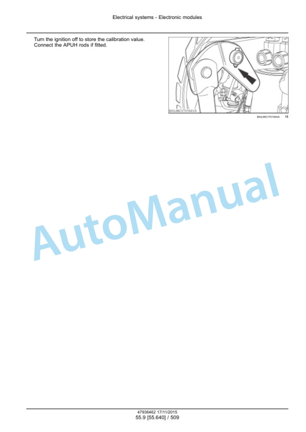 New Holland T7.175, T7.190, T7.210, T7.225 Auto Command Tier 4B Final Tractor Service Manual 47969484-4