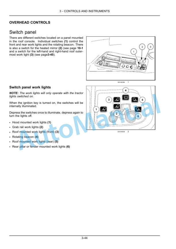 Alternative view of New Holland T7.175, T7.190, T7.210, T7.225 Tier 4B Final Sidewinder II Auto Command Tractor Operation and Maintenance Manual 47771112