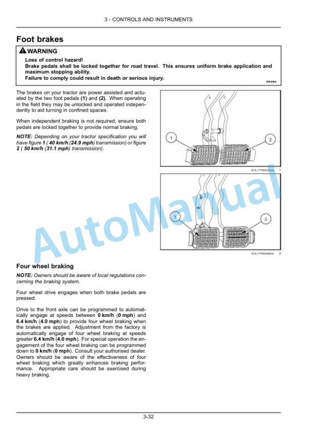 Alternative view of New Holland T7.195S, T7.215S, T7.230, T7.245, T7.260 Stage IV Tractor Operation and Maintenance Manual 48198555