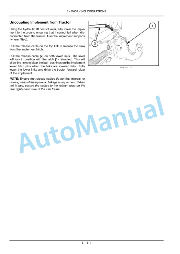 New Holland T7.220, T7.235, T7.250, T7.260 Power Command Tractor Operation and Maintenance Manual 47371836-4