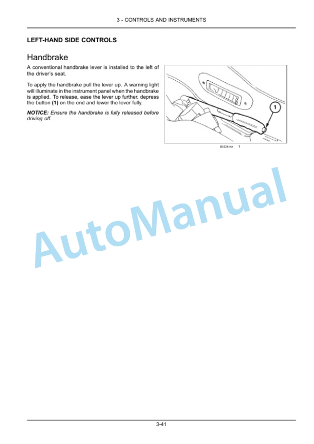 Alternative view of New Holland T7.220, T7.235, T7.250, T7.260 Sidewinder II Power Command Tractor Operation and Maintenance Manual 47894469