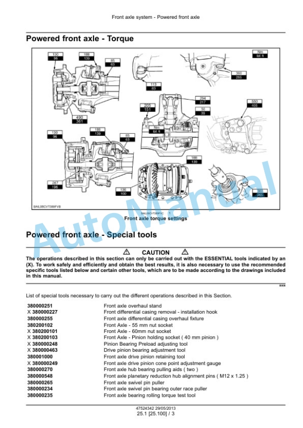 Alternative view of New Holland T7.220, T7.235, T7.250, T7.260, T7.270 Auto Command - Power Command Tractor Service Manual 47567517