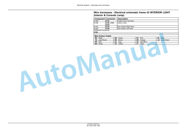 New Holland T7.220, T7.235, T7.250, T7.260, T7.270 Auto Command - Power Command Tractor Service Manual 47567522-4