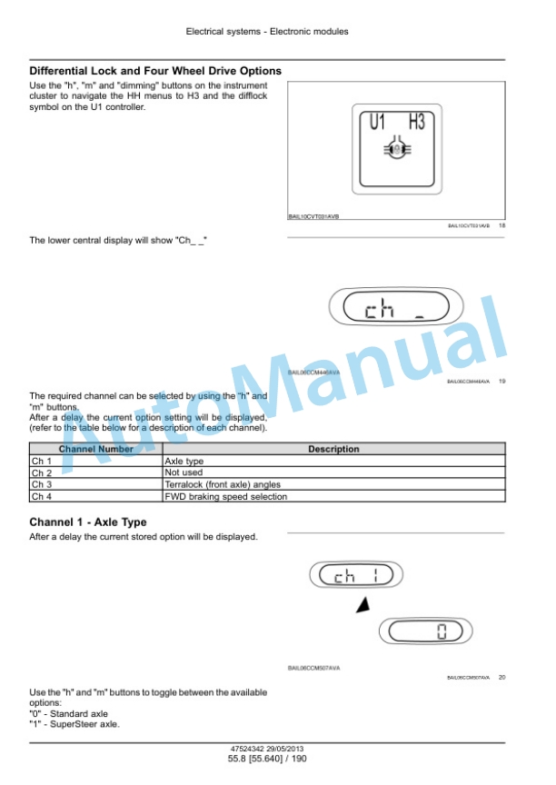 New Holland T7.220, T7.235, T7.250, T7.260, T7.270 Auto Command - Power Command Tractor Service Manual 47567525-3