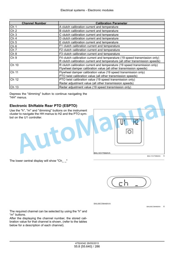 New Holland T7.220, T7.235, T7.250, T7.260, T7.270 Auto Command - Power Command Tractor Service Manual 47567525-4