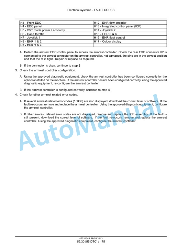 New Holland T7.220, T7.235, T7.250, T7.260, T7.270 Auto Command - Power Command Tractor Service Manual 47567528-3