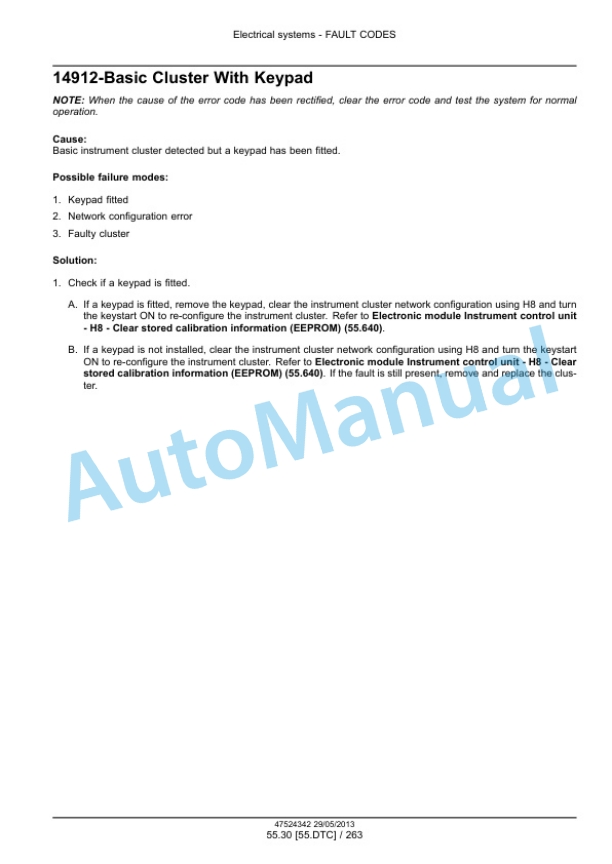 New Holland T7.220, T7.235, T7.250, T7.260, T7.270 Auto Command - Power Command Tractor Service Manual 47567528-4