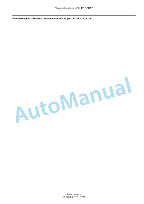 New Holland T7.220, T7.235, T7.250, T7.260, T7.270 Auto Command - Power Command Tractor Service Manual 47567529-4